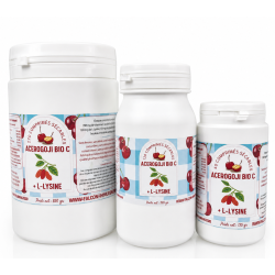 VITAMINE C NATURELLE ACEROLA BAIE DE GOJI ET L-LYSINE en comprimés ACEROGOJI BIO C + L-LYSINE