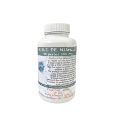 HUILE DE NIGELLE 90 perles de 500mg Défenses naturelles & Santé des cheveux