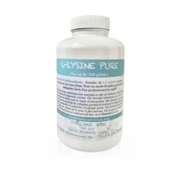 L LYSINE PURE en gélules - acide aminé, immunité, herpès et synthèse du collagène