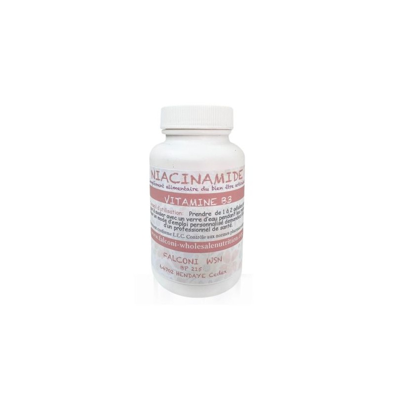 NIACINAMIDE VITAMINE B3  100 gélules