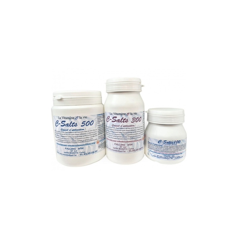 VITAMINE C NATURELLE TAMPONNÉE C SALTS EN POUDRE