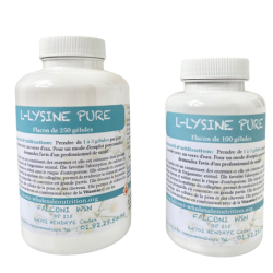 L-Lysine Pure 100 Gélules | Acide Aminé essentiel Collagène & Immunité