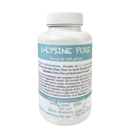 L-Lysine Pure 100 Gélules | Acide Aminé essentiel Collagène & Immunité