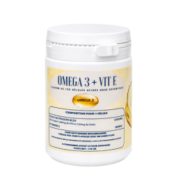 Oméga 3 + Vitamine E - Huile de Poisson| Cœur & Bien-être