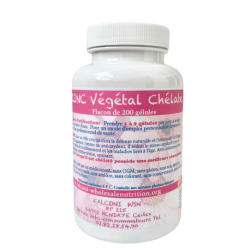 ZINC VEGETAL PLUS 200 GELULES pour l'immunité, la cicatrisation et son effet antioxydant