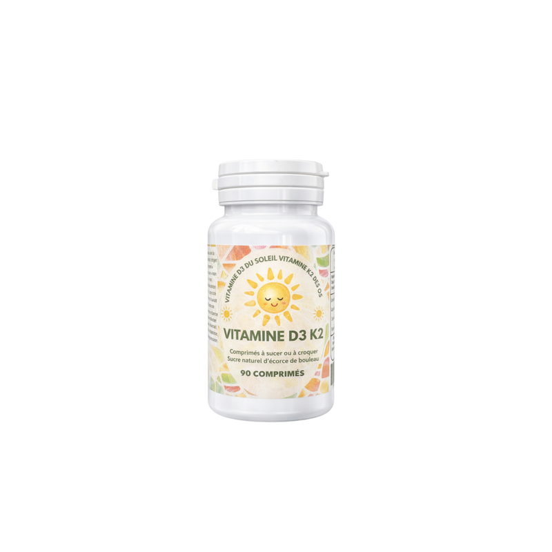 Vitamine D3 + K2 4000 UI - dents, Immunité & Artères |Capital osseux