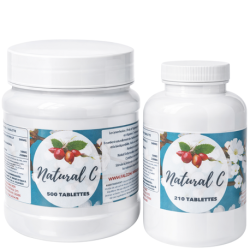 NATURAL C  LA VITAMINE C NATURELLE DE CYNORHODON  en tablettes