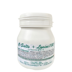 C Salts + L-Lysine | Vitamine C Tamponnée alcalinisée non acide