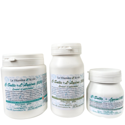 C Salts + L-Lysine | Vitamine C Tamponnée alcalinisée non acide