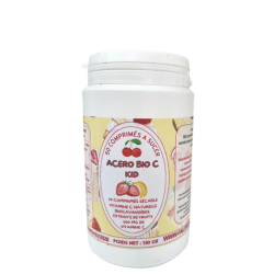 VITAMINE C NATURELLE DE CERISE ACEROLA ET BIOFLAVONOÏDES DE FRUITS ACERO BIO C KID
